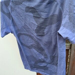 Fabletics Men's Short-Sleeve Performance Shirt in Light Blue